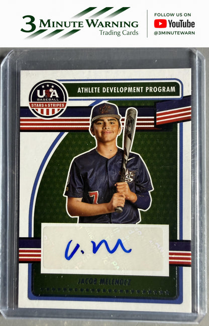 2023 Panini Stars & Stripes USA Baseball #ADPS-JE Jacob Melendez