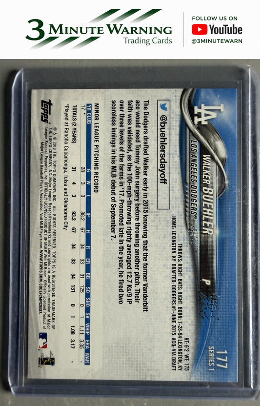 2018 Topps #177 Walker Buehler