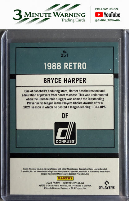 2022 Donruss #251b Bryce Harper