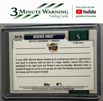 2026 Topps #M-8 Mariner Moose Mascots