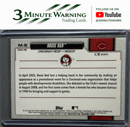 2026 Topps #M-6 Rosie Red Mascots
