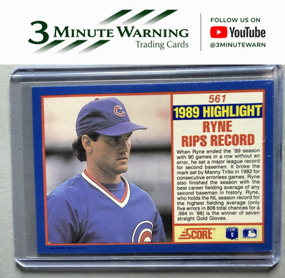 1990 Score #561 Ryne Sandberg