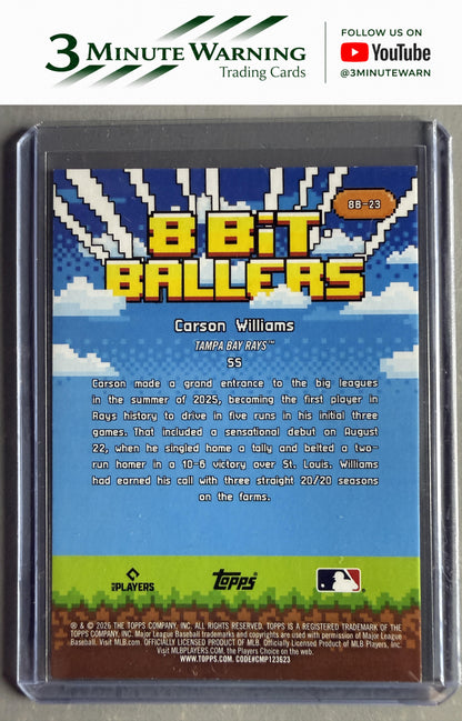 2026 Topps #8B-23 Carson Williams 8 Bit Ballers