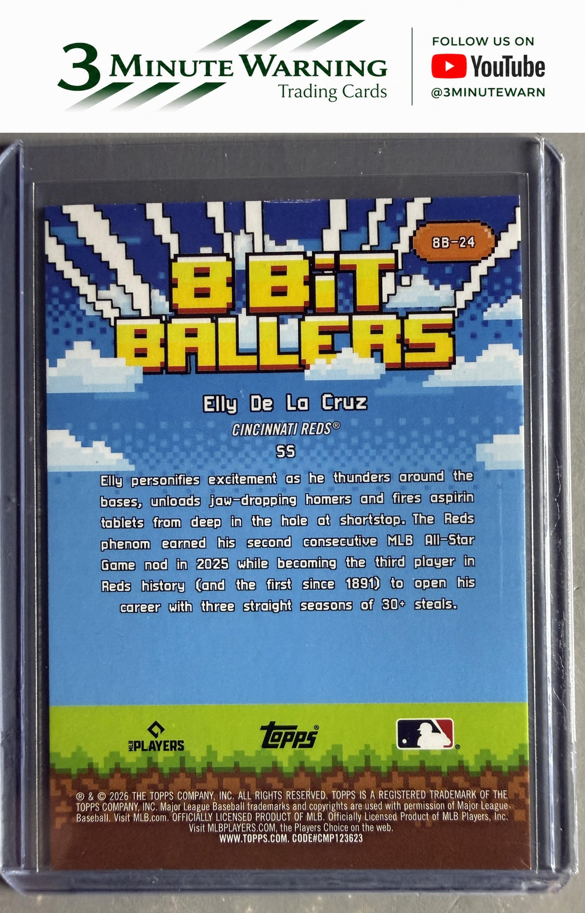 2026 Topps #8B-24 Elly De La Cruz 8 Bit Ballers