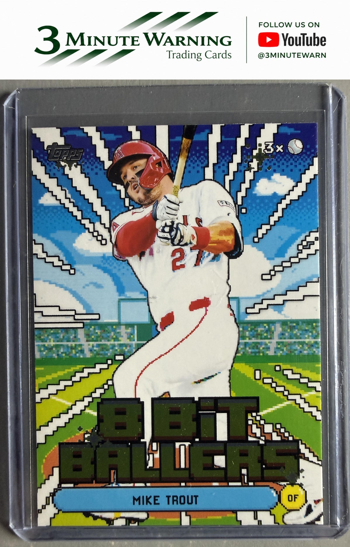 2026 Topps #8B-8 Mike Trout 8 Bit Ballers