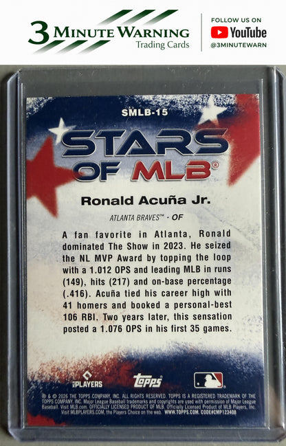 2026 Topps #SMLB-15 Ronald Acuña Jr. Stars of MLB
