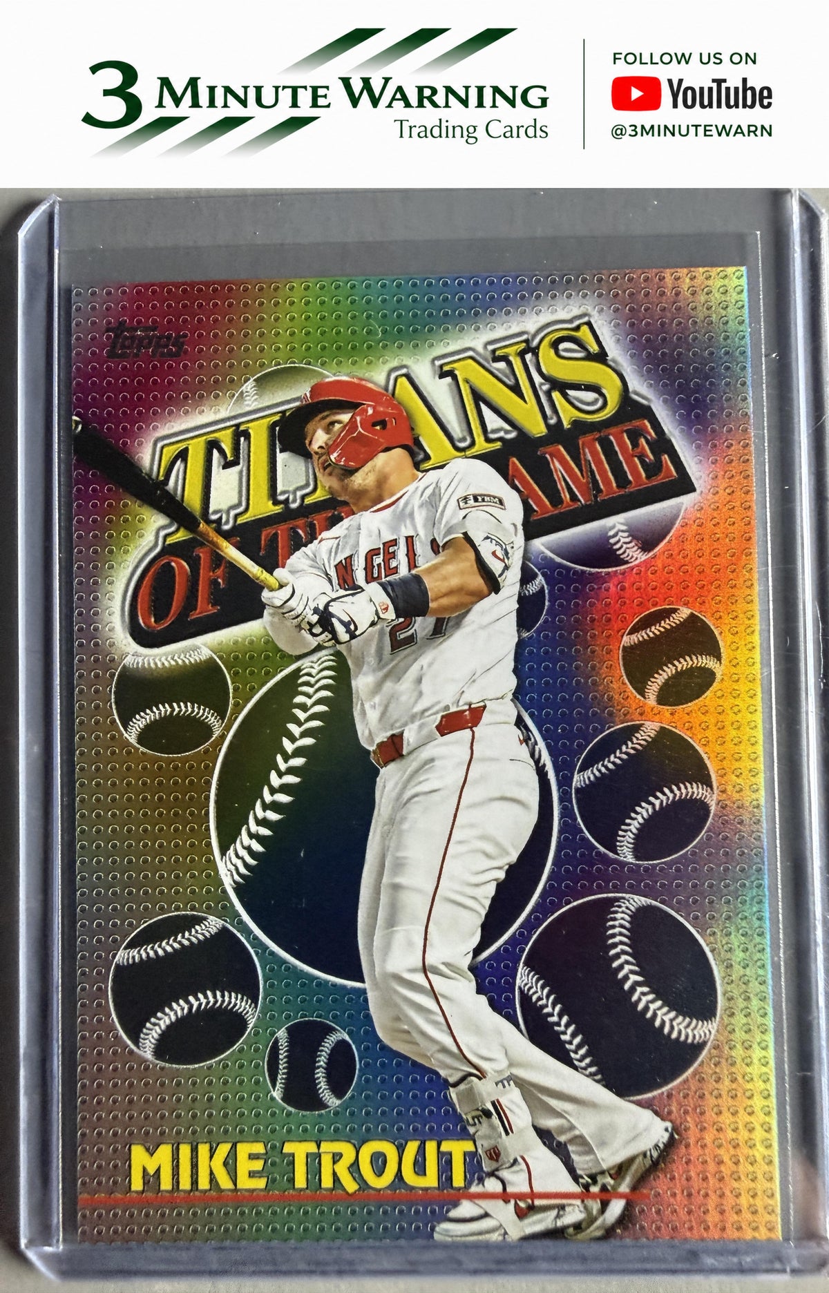 2026 Topps #TOG-2 Mike Trout Titans of the Game