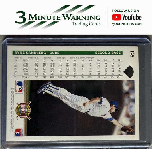 1992 Upper Deck #145 Ryne Sandberg