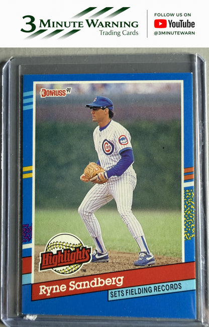 1991 Donruss #BC-7 Ryne Sandberg Bonus Cards