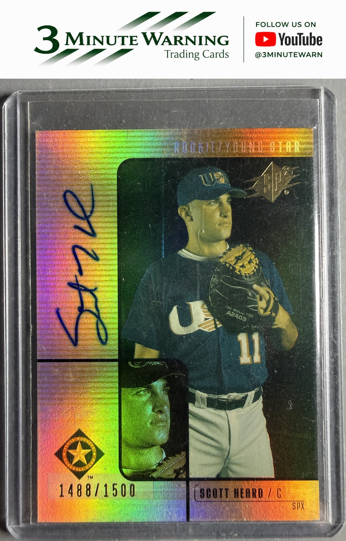 2000 SPx #140 Scott Heard #/1500