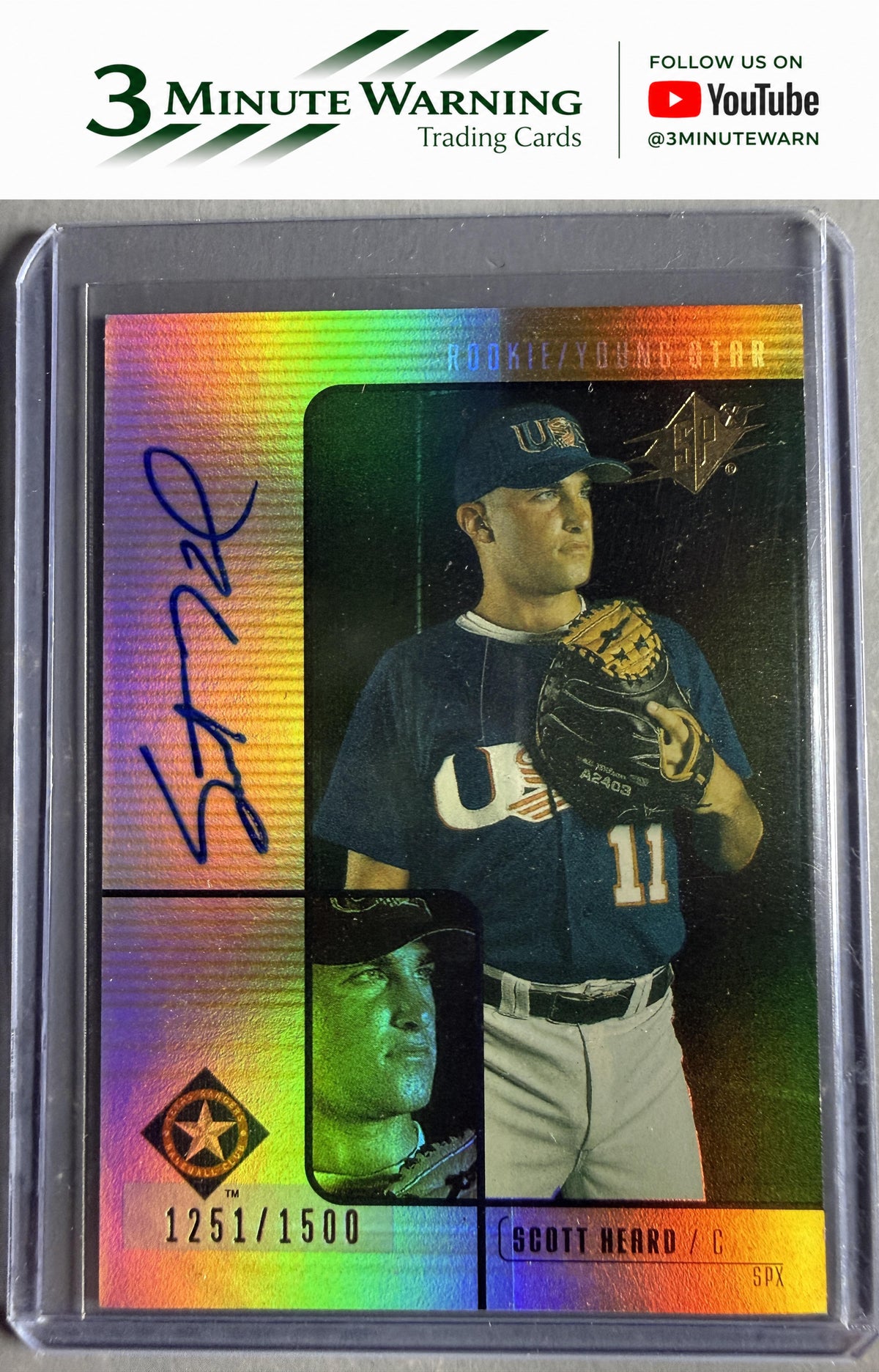 2000 SPx #140 Scott Heard #/1500