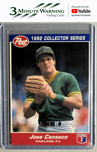 1992 Post Cereal #25 Jose Canseco