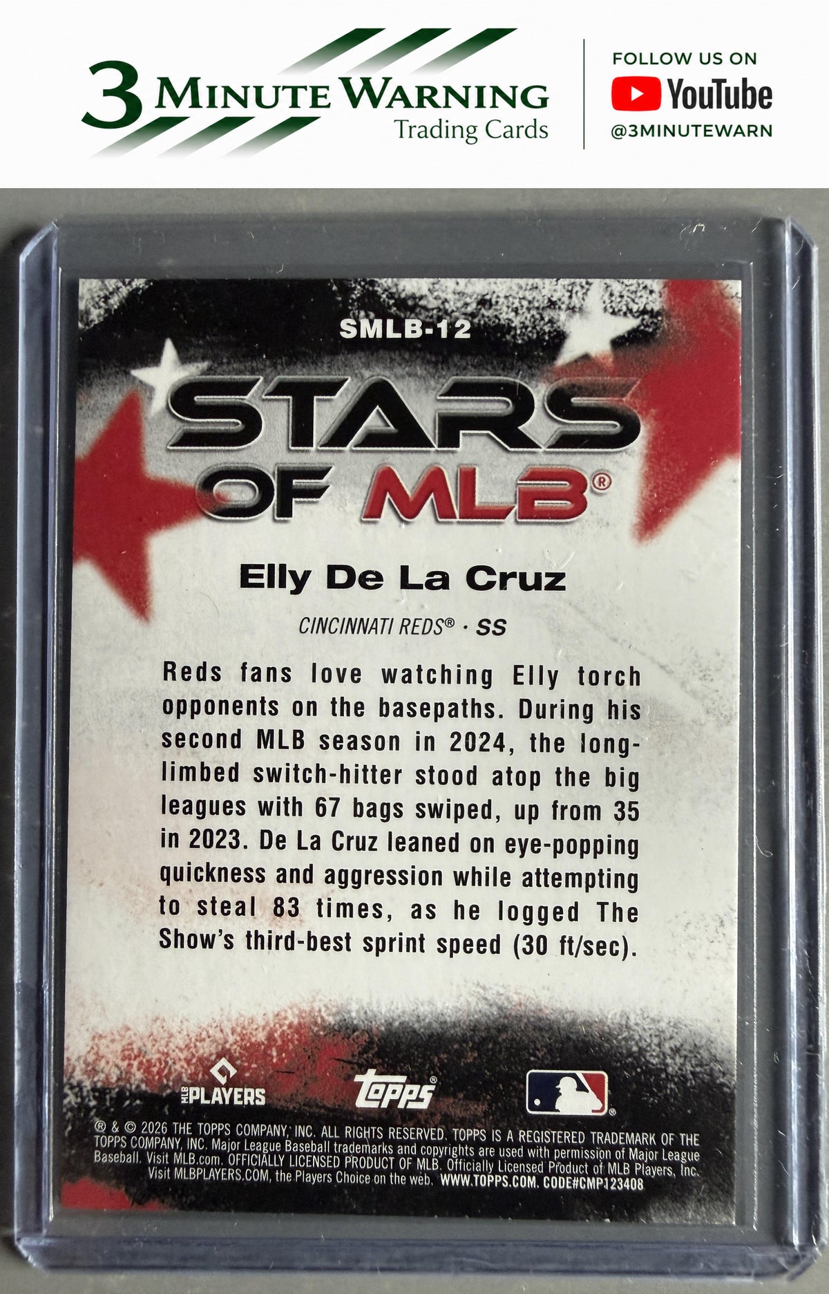 2026 Topps #SMLB-12 Elly De La Cruz Stars of MLB