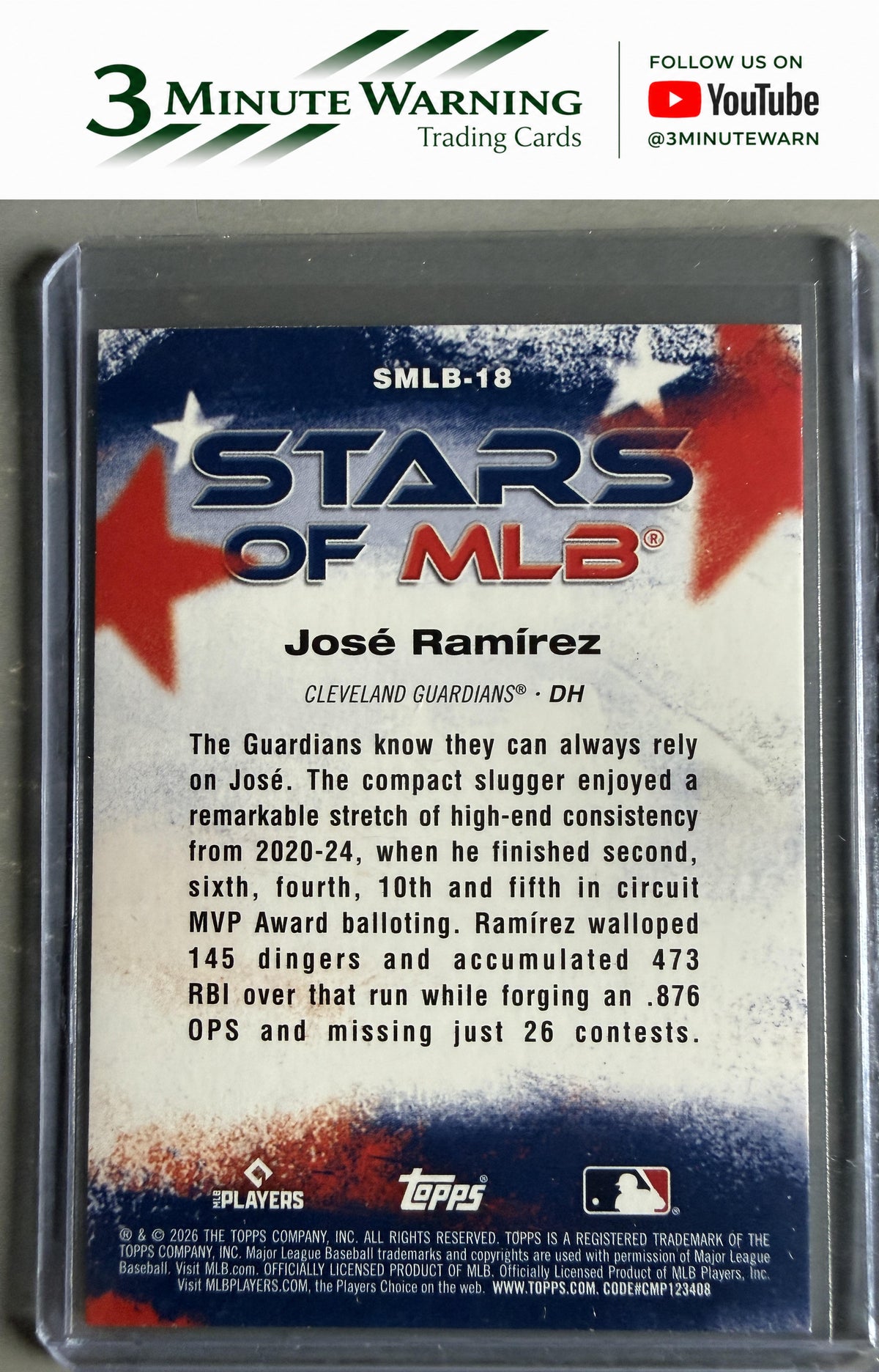 2026 Topps #SMLB-18 José Ramírez Stars of MLB