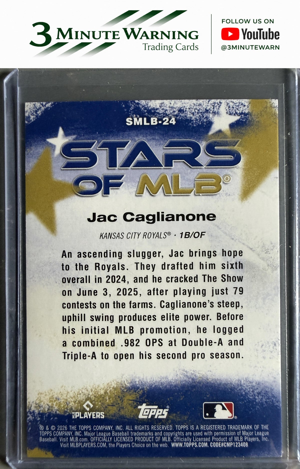 2026 Topps #SMLB-24 Jac Caglianone Stars of MLB