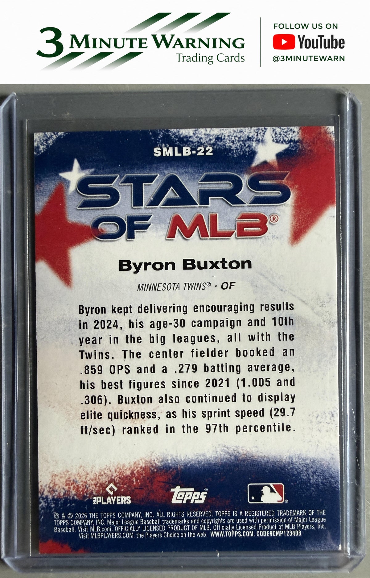2026 Topps #SMLB-22 Byron Buxton Stars of MLB