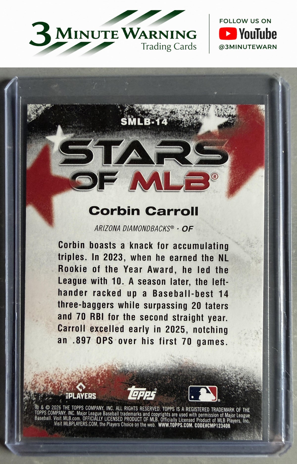 2026 Topps #SMLB-14 Corbin Carroll Stars of MLB