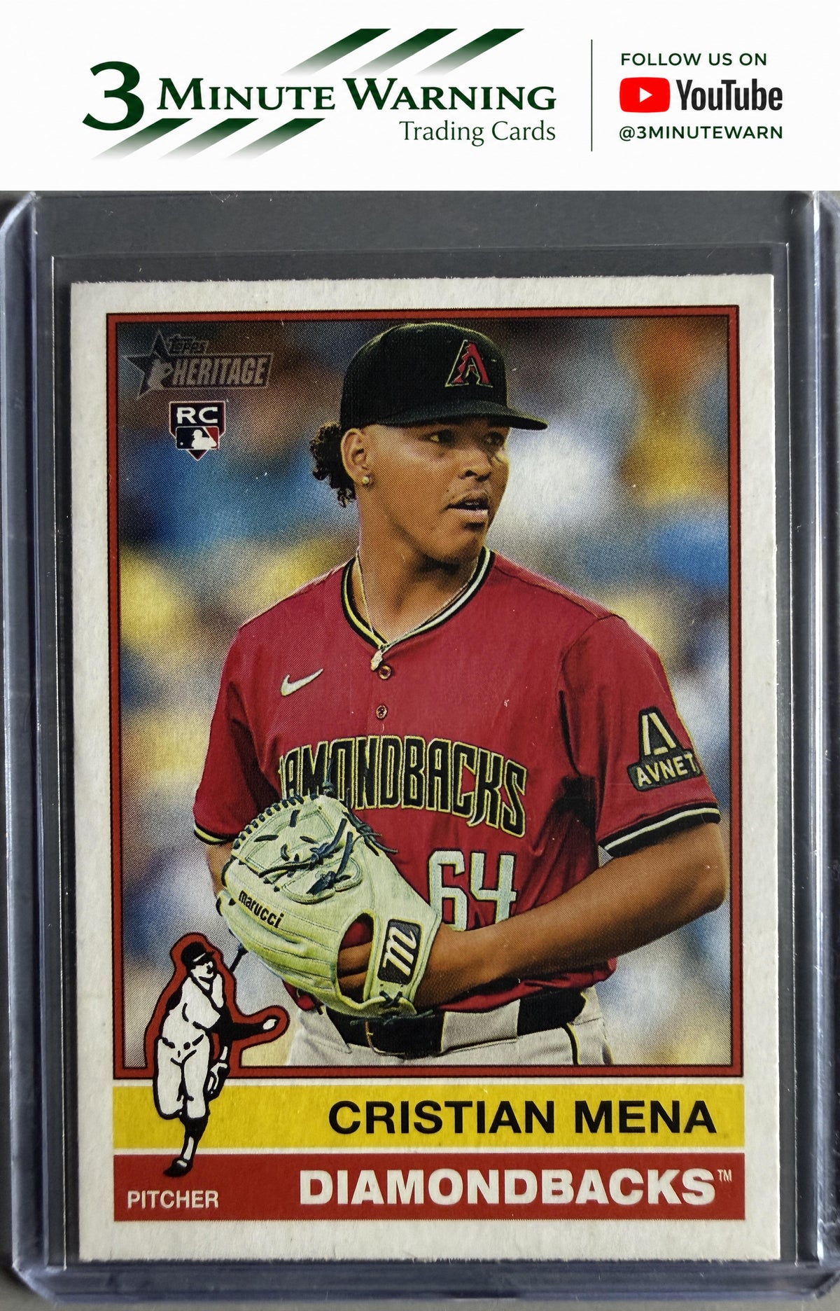 2025 Topps Heritage #134 Cristian Mena