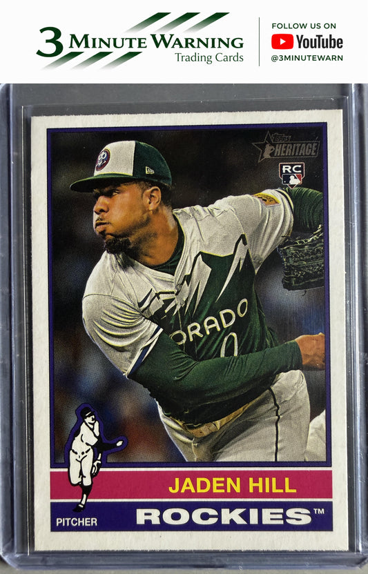2025 Topps Heritage #398 Jaden Hill