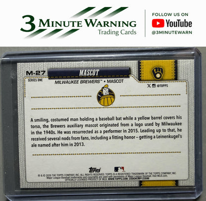2026 Topps #M-27 Barrelman Mascots