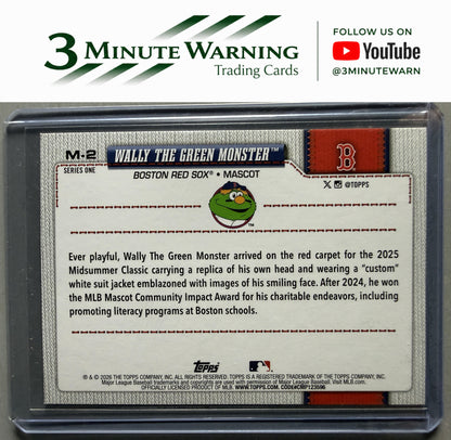 2026 Topps #M-2 Wally the Green Monster Mascots