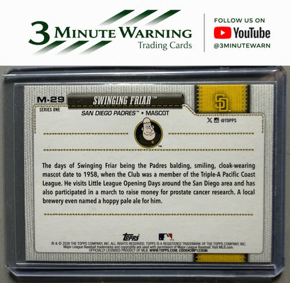 2026 Topps #M-29 Swinging Friar Mascots