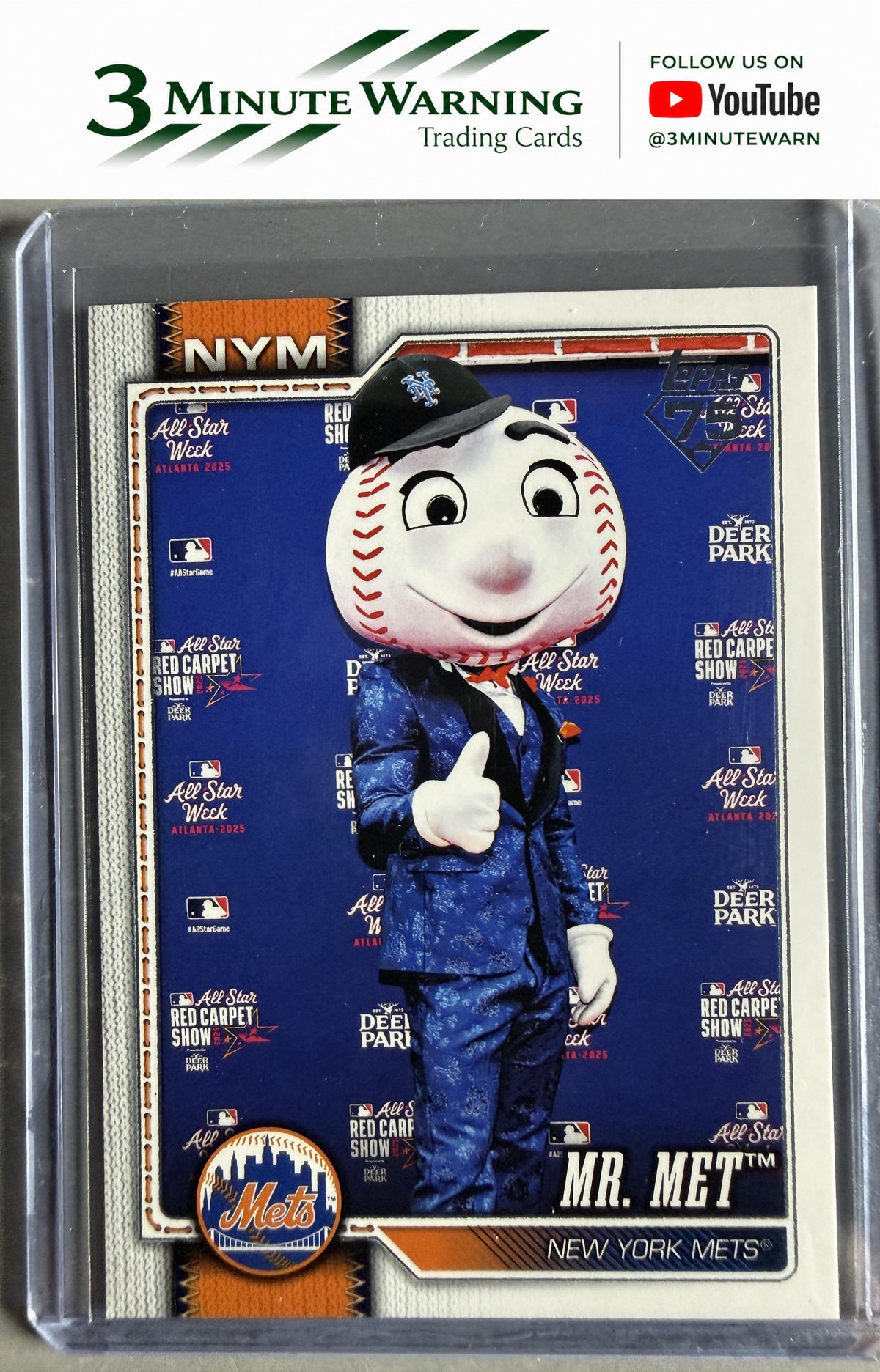 2026 Topps #M-11 Mr. Met Mascots