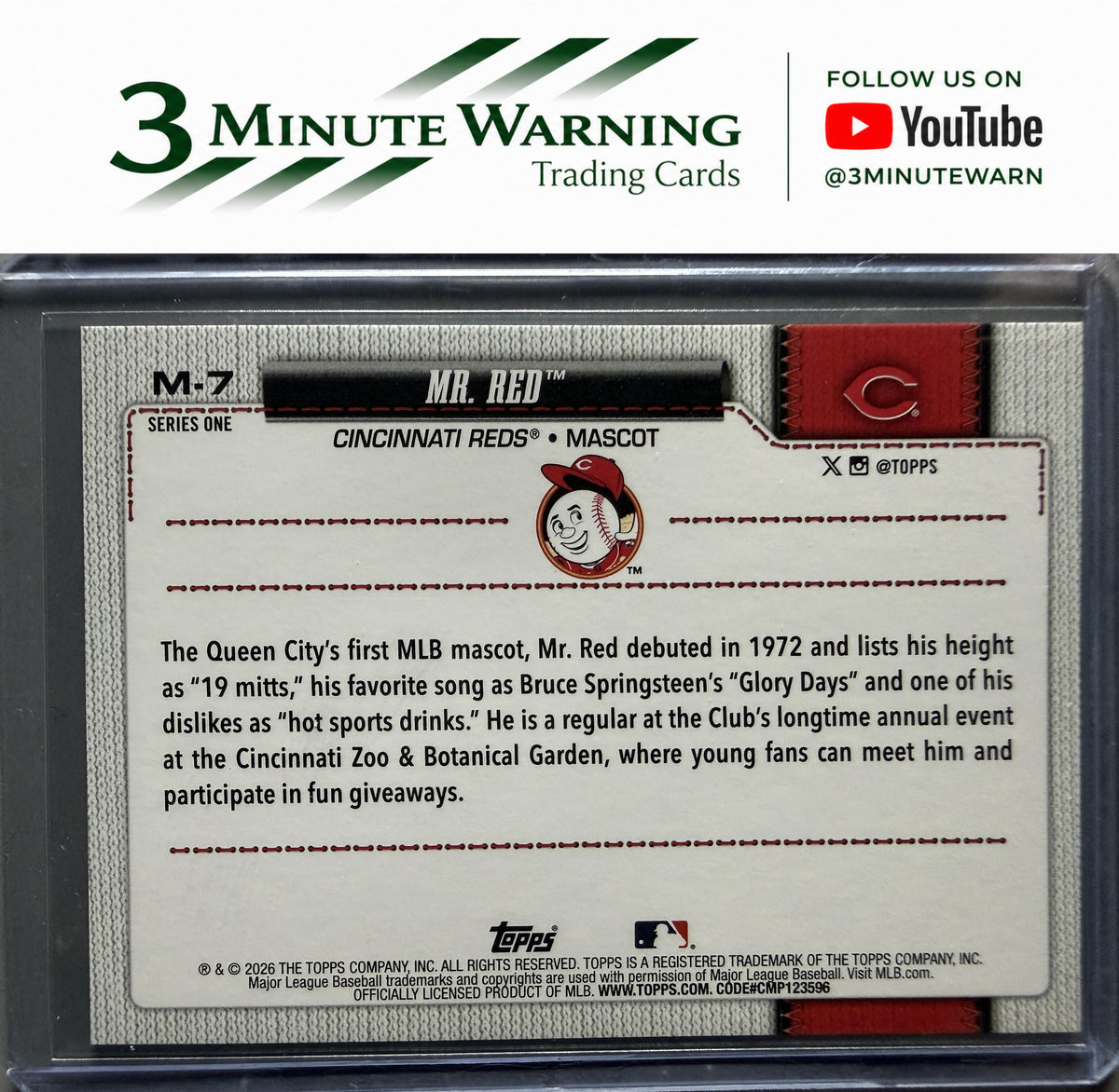 2026 Topps #M-7 Mr. Red Mascots