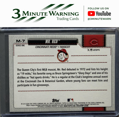 2026 Topps #M-7 Mr. Red Mascots