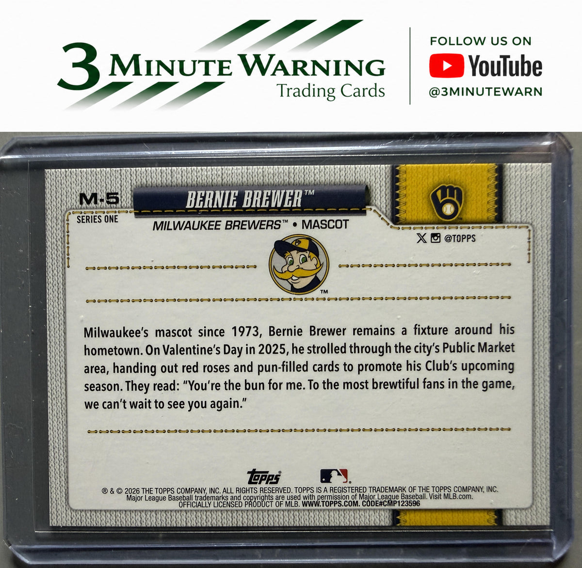 2026 Topps #M-5 Bernie Brewer Mascots