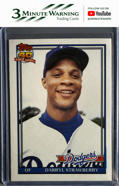 1991 Topps Traded #114T Darryl Strawberry