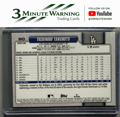 2026 Topps #90 Yoshinobu Yamamoto