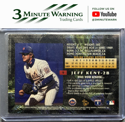 1995 Topps Embossed #9 Jeff Kent