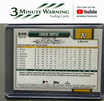 2026 Topps #249 Carlos Cortes