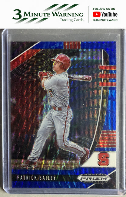 2020 Panini Prizm Draft Picks #PDP13 Patrick Bailey Blue Prizm