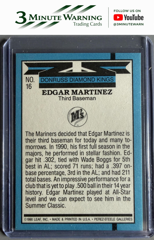 1991 Donruss #16 Edgar Martinez