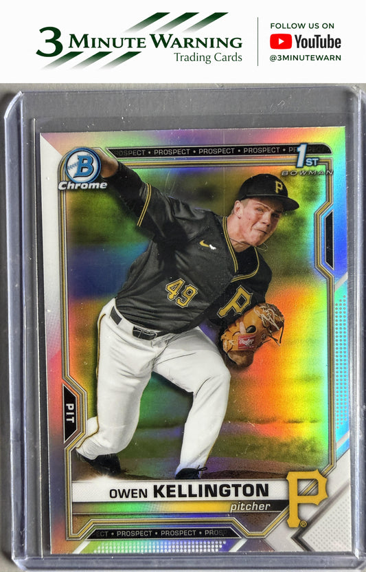 2021 Bowman Draft #BDC-120 Owen Kellington Chrome Refractor
