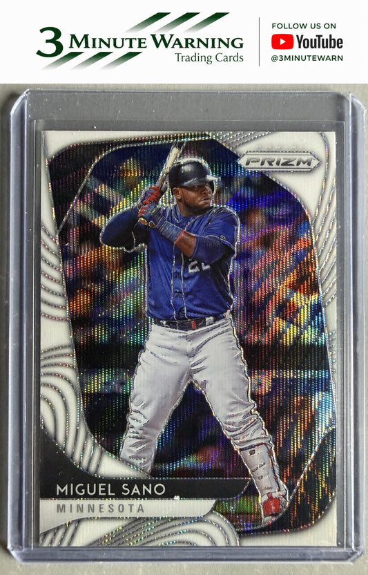 2020 Panini Prizm #109 Miguel Sano White Wave Prizm