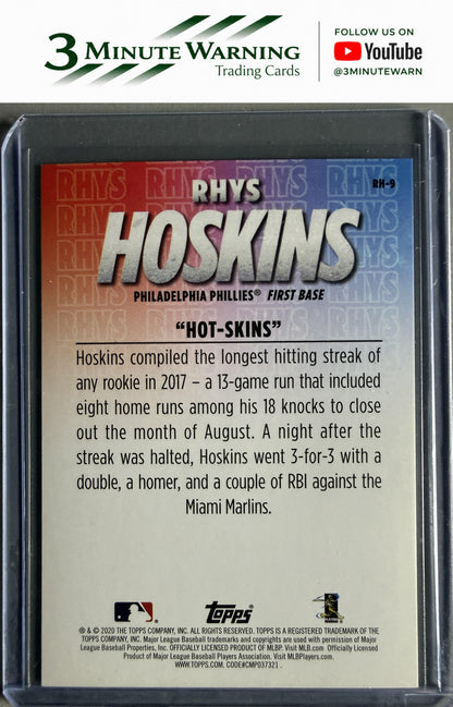 2020 Topps #RH-9 Rhys Hoskins Player Highlights Rhys Hoskins