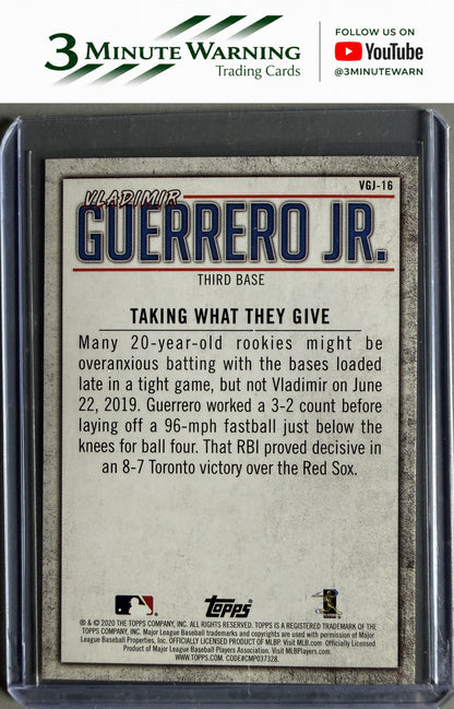 2020 Topps #VGJ-16 Vladimir Guerrero Jr. Player Highlights Vladimir Guerrero Jr.