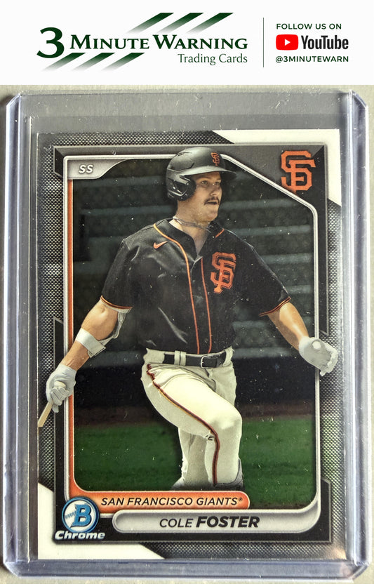 2024 Bowman #BCP-83 Cole Foster Chrome Prospects