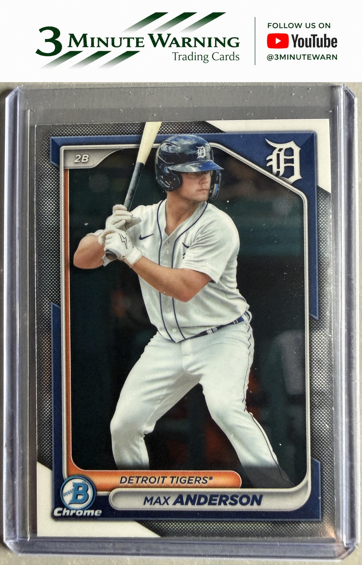 2024 Bowman #BCP-128 Max Anderson Chrome Prospects