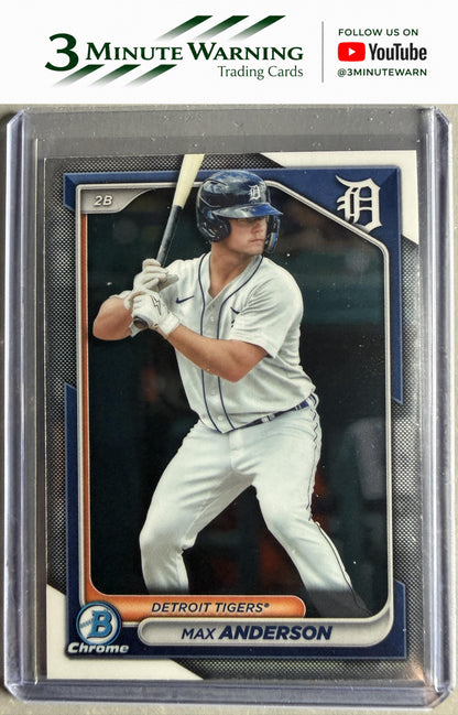 2024 Bowman #BCP-128 Max Anderson Chrome Prospects
