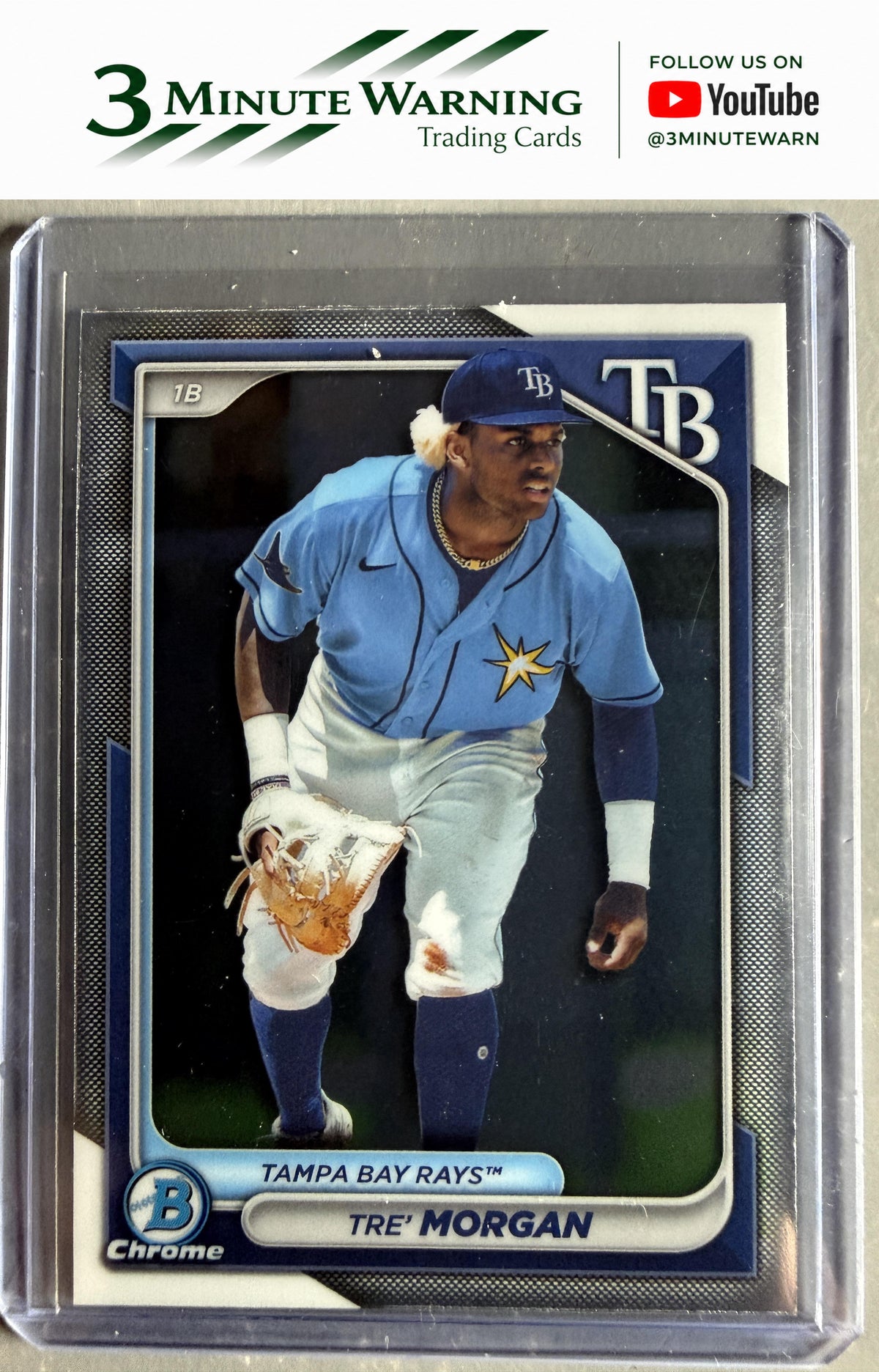 2024 Bowman #BCP-126 Tre' Morgan Chrome Prospects