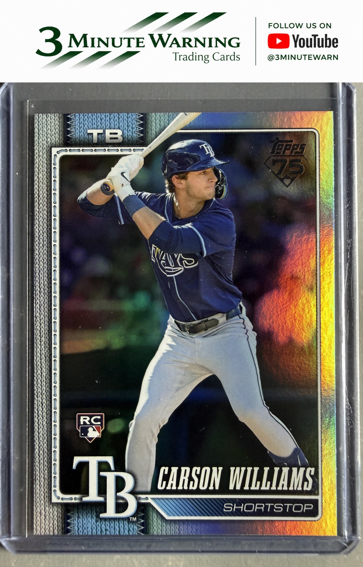2026 Topps #25 Carson Williams Rainbow Foil