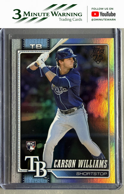 2026 Topps #25 Carson Williams Rainbow Foil