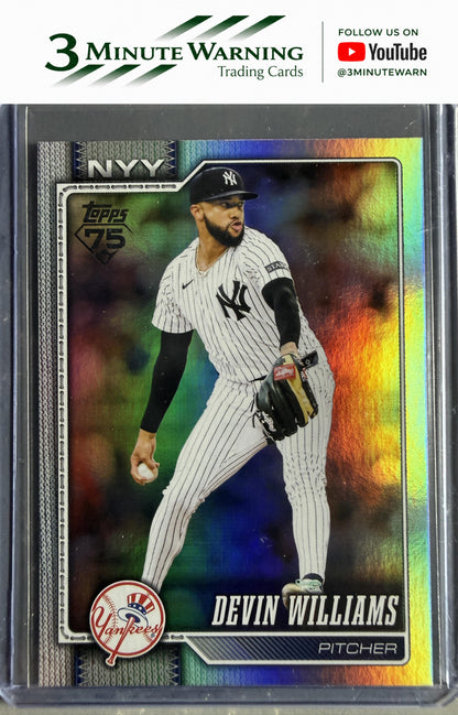 2026 Topps #239 Devin Williams Rainbow Foil