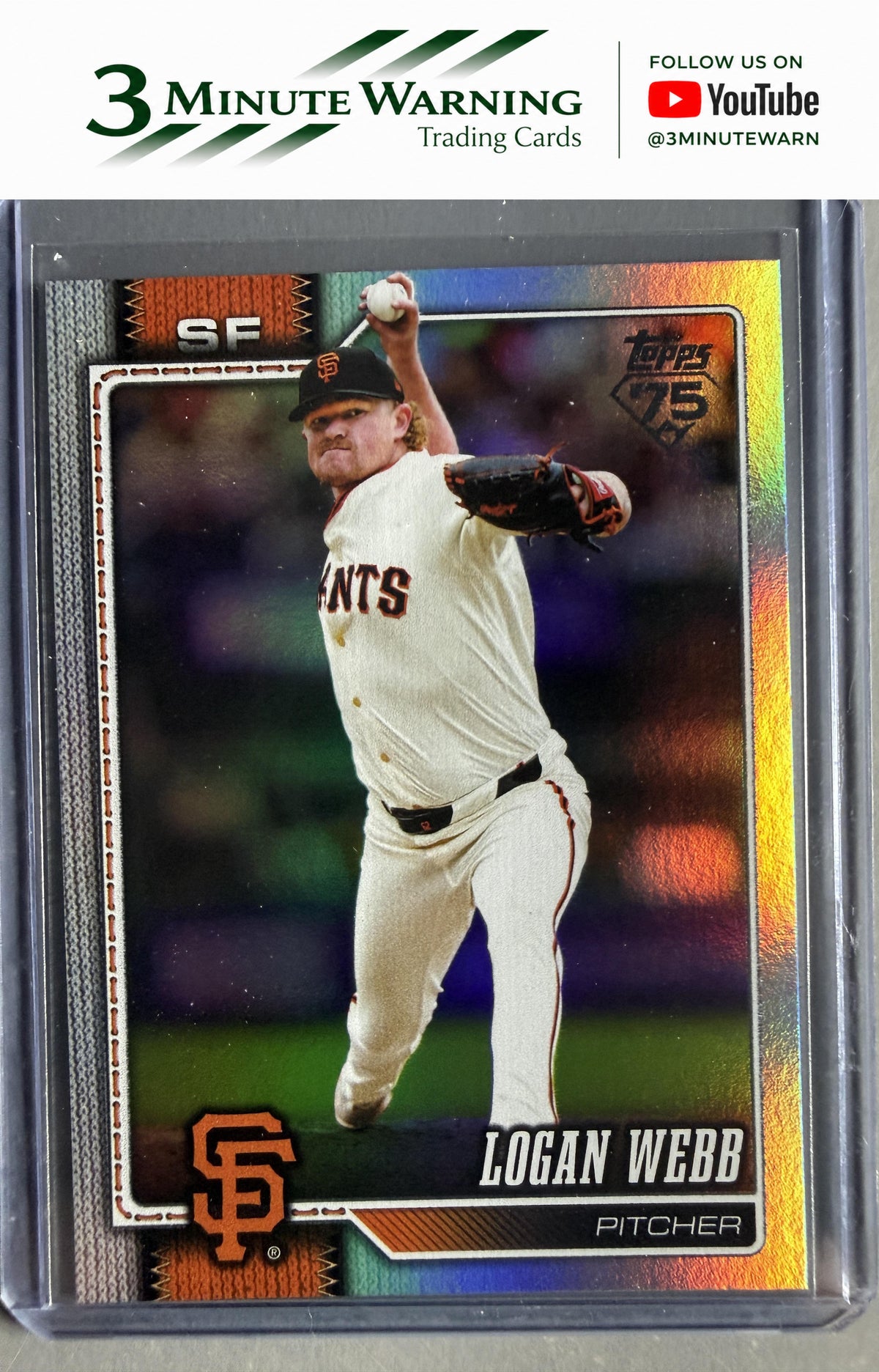 2026 Topps #69 Logan Webb Rainbow Foil