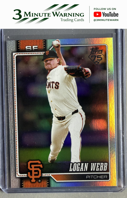 2026 Topps #69 Logan Webb Rainbow Foil