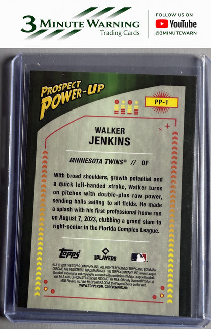 2024 Bowman #PP-1 Walker Jenkins Prospect Power-Up